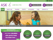 Tablet Screenshot of aboutspecialkids.org